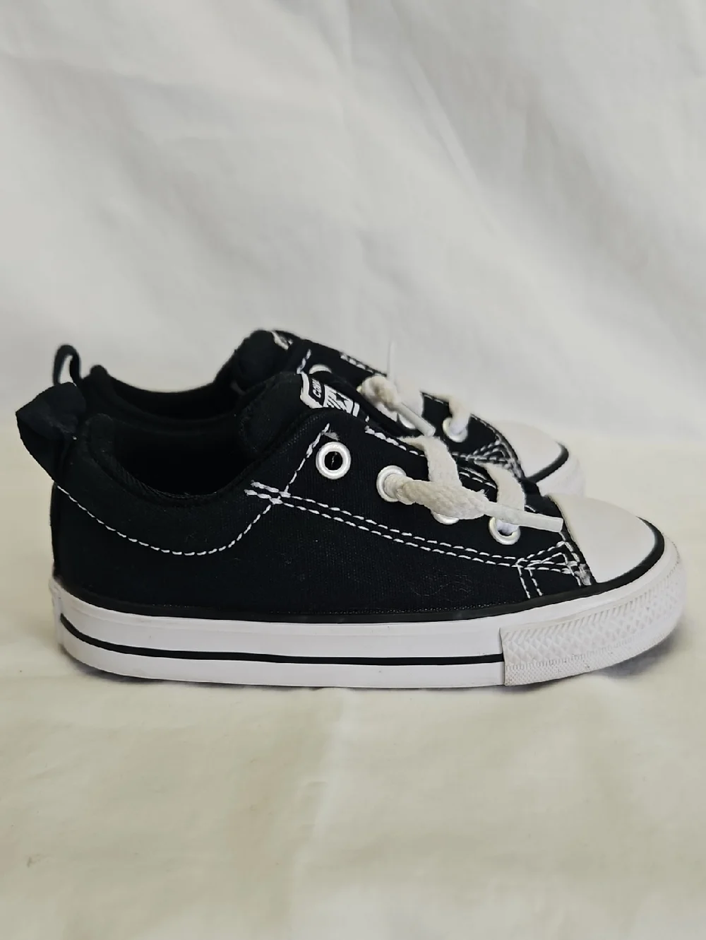 Converse Kids' All Star Low Top Sneakers - Black/White